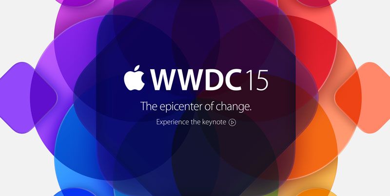 WWDC15 The epicenter of change - logo konferencji Apple'a