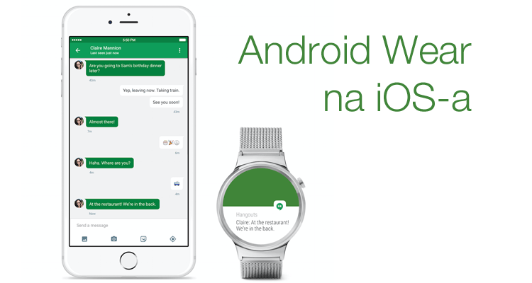 Android Wear na iOS-a (iPhone'a)