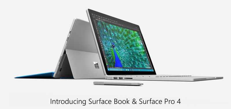 Microsoft Surface Book i Surface Pro 4