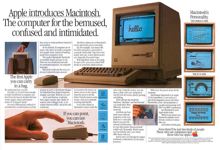 Macintosh Apple'a z 1984 r.