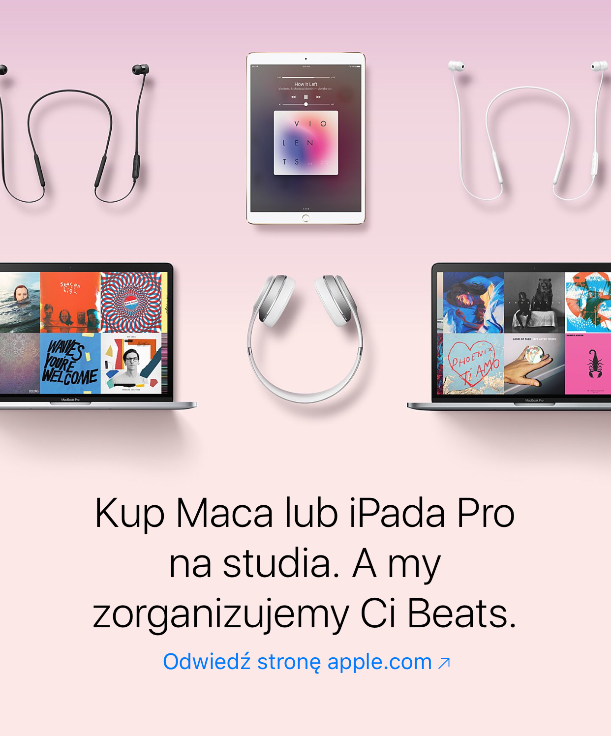 Słuchawki Beats gratis przy zakupie Maca lub iPada Pro