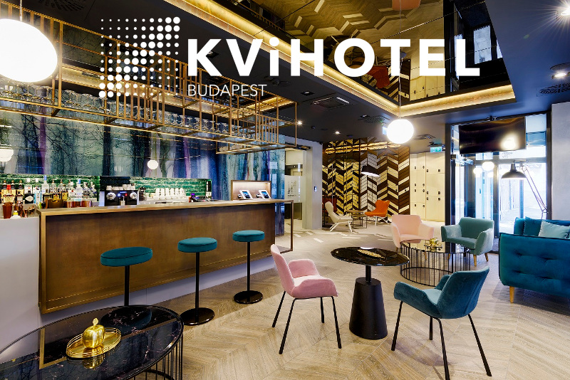 KVIHotel - hotel w Budapeszcie zarządzany przez aplikację mobilną (lobby)