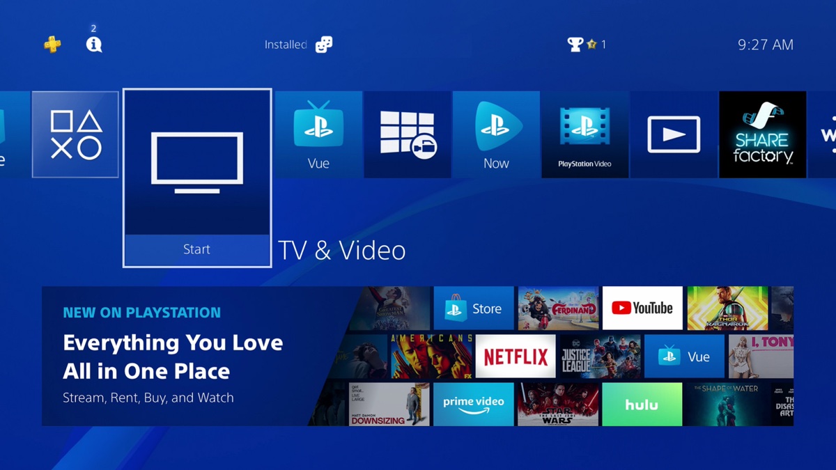 TV & Video na PS4 – wszystkie serwisy w jednym miejscu