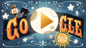 Google Doodle VR (360°) ku pamięci Georgesa Mélièsa