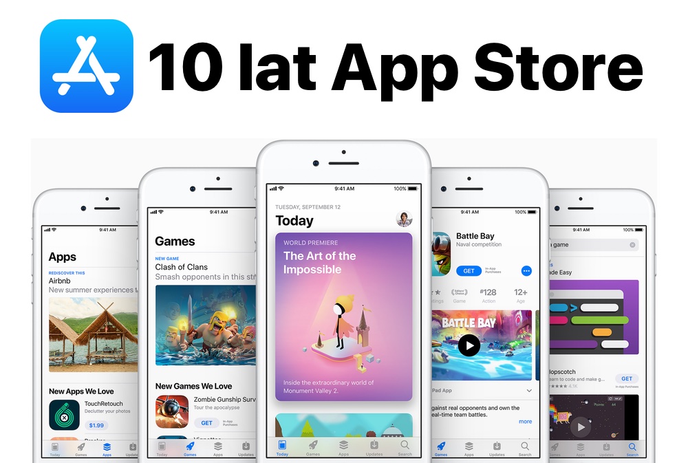 10 lat sklepu App Store (10 lipca 2008 - 10 lipca 2018)