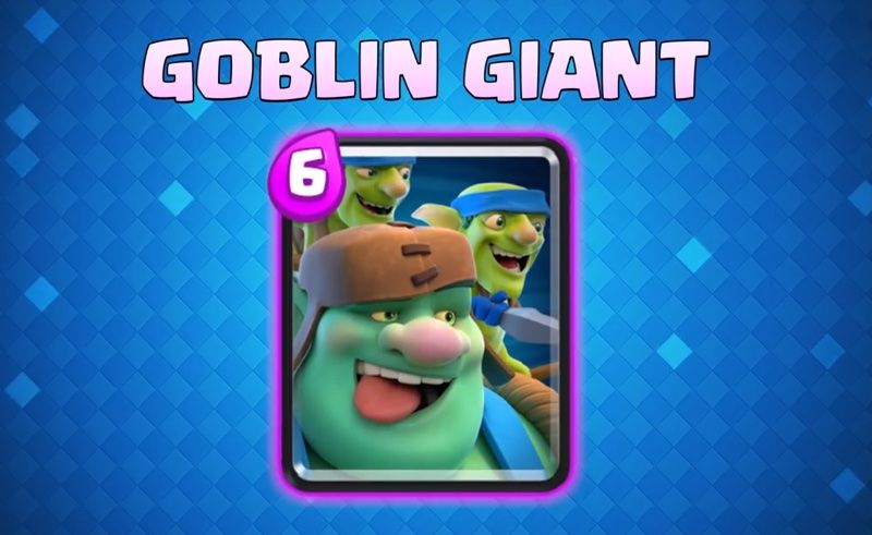 Nowa karta Goblin Giant (Clash Royale)