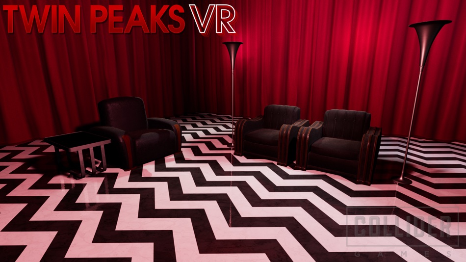 Twin Peaks VR (czerwony pokój w grze w wirtualnej rzeczywistości)