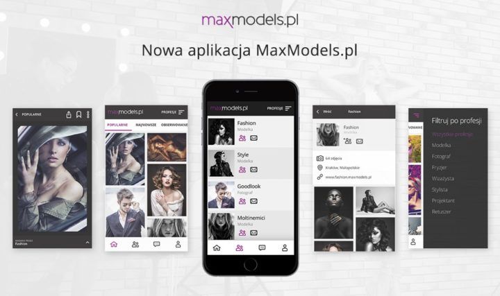 Aplikacja mobilna MaxModels