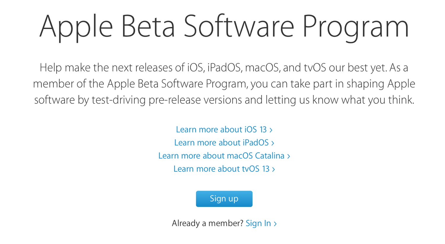 Publiczne profile beta dla systemów iOS 13, iPadOS 13, macOS Catalina oraz tvOS 13