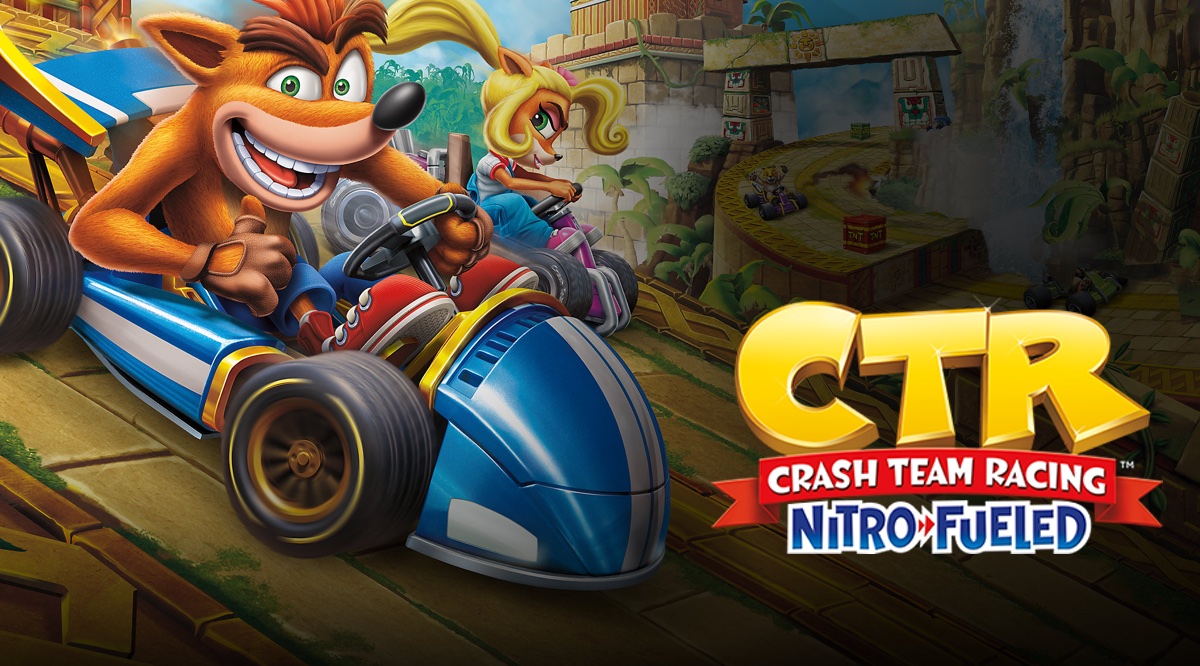 Grafika główna gry: Crash Team Racing: Nitro-Fueled
