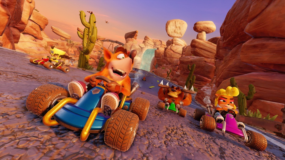 Zrzut ekranu z gry „Crash Team Racing: Nitro-Fueled”