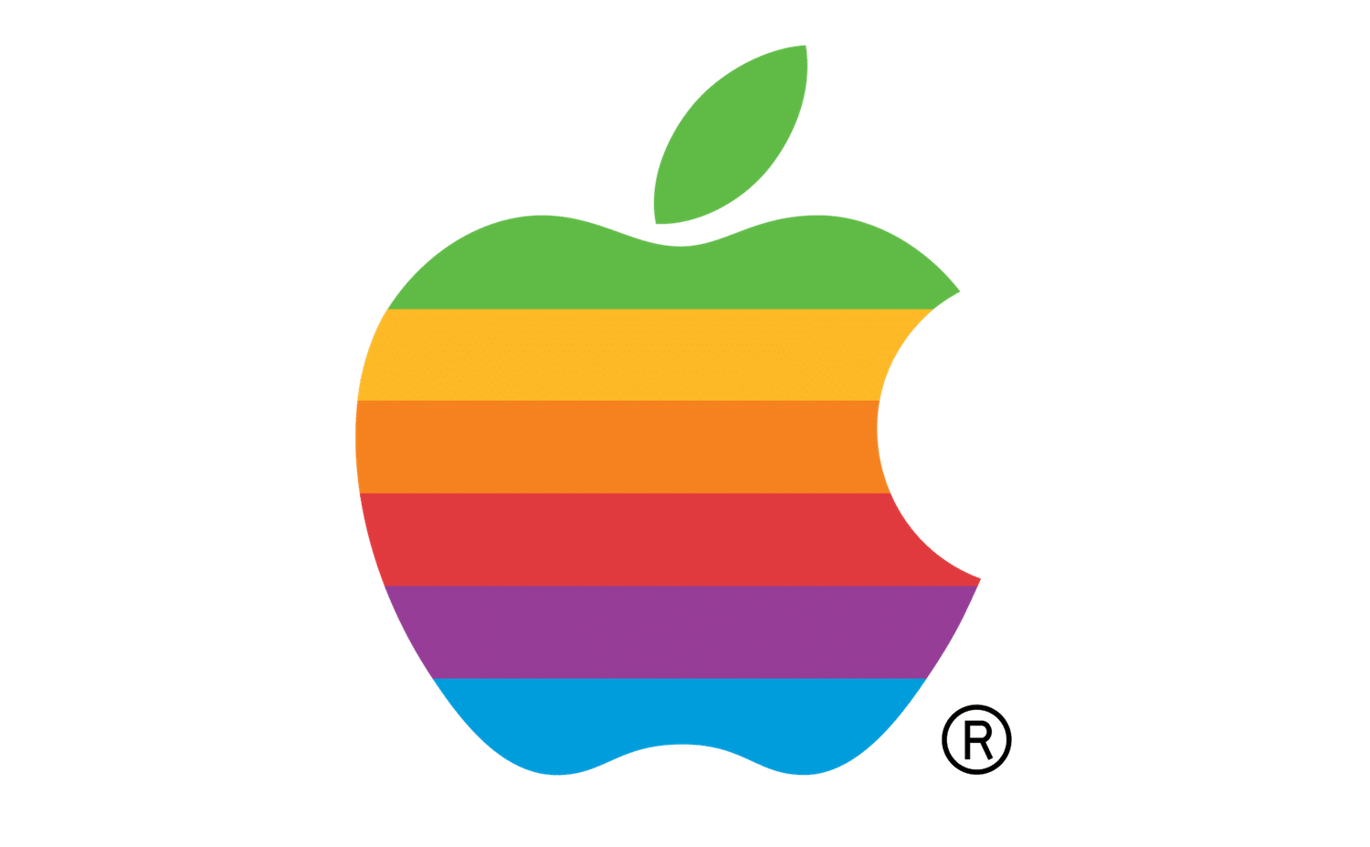 Tęczowe logo Apple (rainbow)