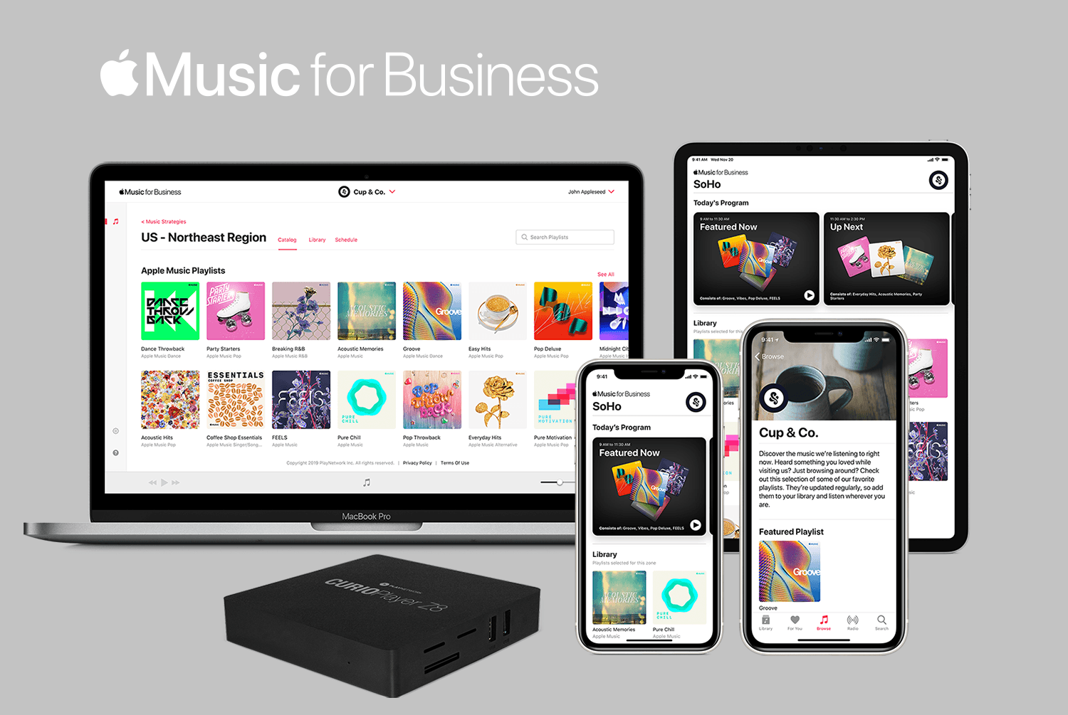 Apple Music for Business na urządzeniach firmy Apple