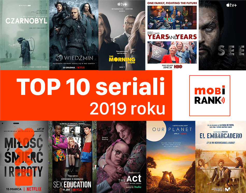 Ranking TOP 10 najlepszych seriali 2019 roku
