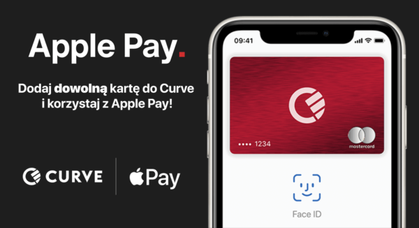 Płatności Apple Pay przez aplikację Curve