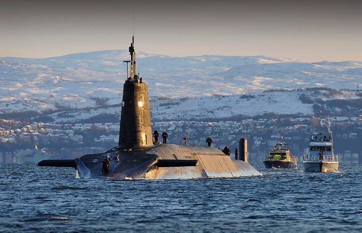 Nuclear submarine HMS Vanguard
