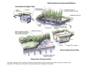 Przykład oczyszczalni typu Constructed Wetlands (Willow School)