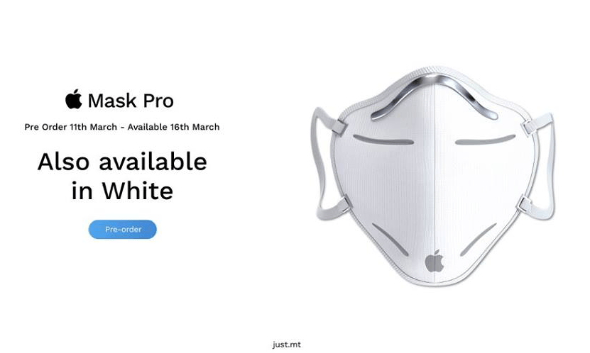 Apple Mask Pro – biała wersja