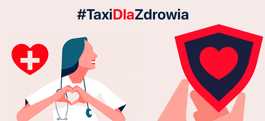 FREE NOW: akcja #TaxiDlaZdrowia