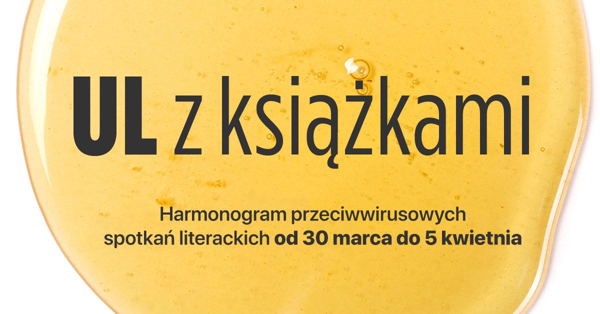 UL z książkami – harmonogram od 30 marca do 5 kwietnia 2020 r.