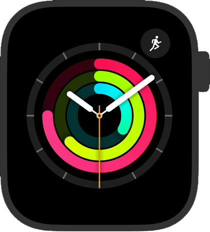 Pierścienie aktywności w zegarku Apple Watch