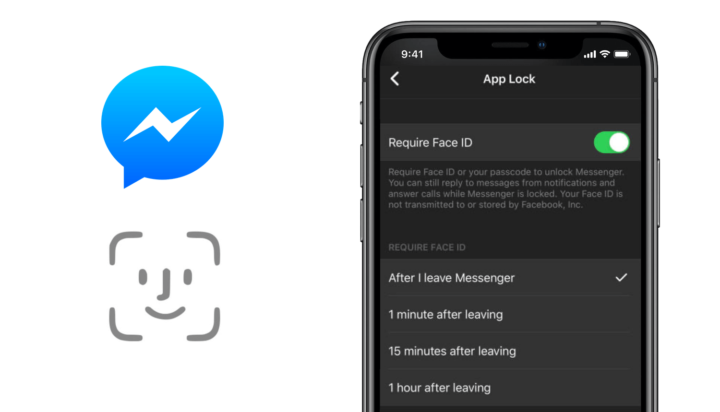 Nowa funkcja App Lock – odblokowanie konwersacji na Messengerze za pomocą Face ID (iOS)