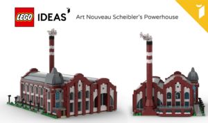 LEGO IDEAS – Projekt miniaturowej Elektrowni Scheiblera z klocków LEGO® (Michał Duda, Łódź, Polska)