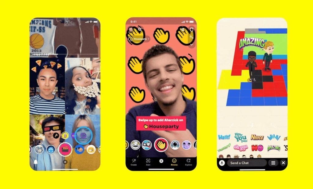 Snapchat - nowe funkcje i aplikacje Minis