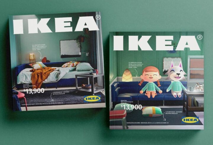Tajwański katalog IKEA na 2021 rok w wersji klasycznej i w stylu Animal Crossing