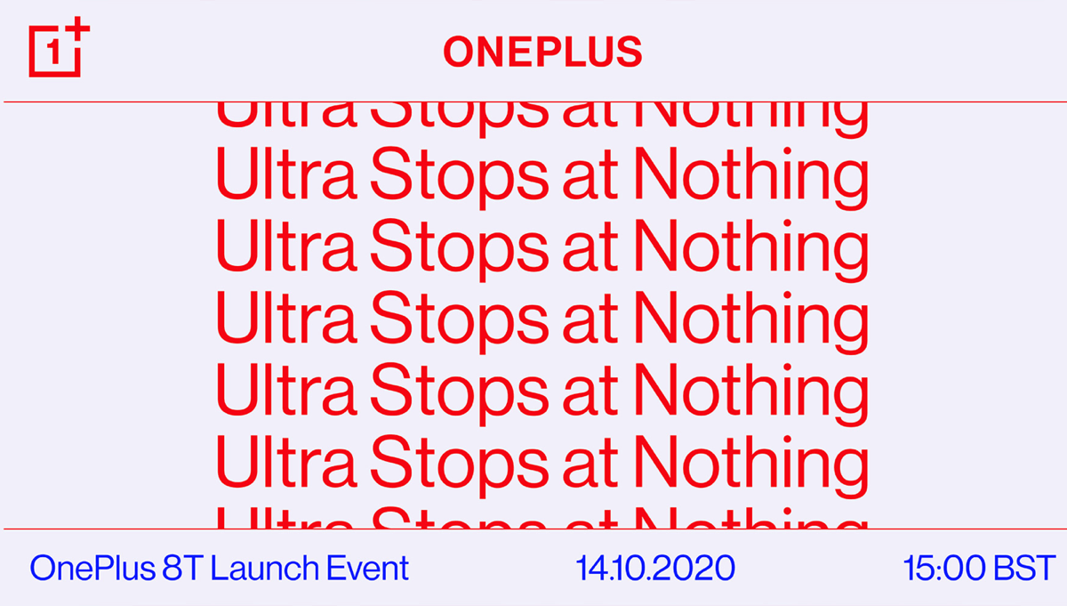 OnePlus 8T launch event 14 października 2020 r.