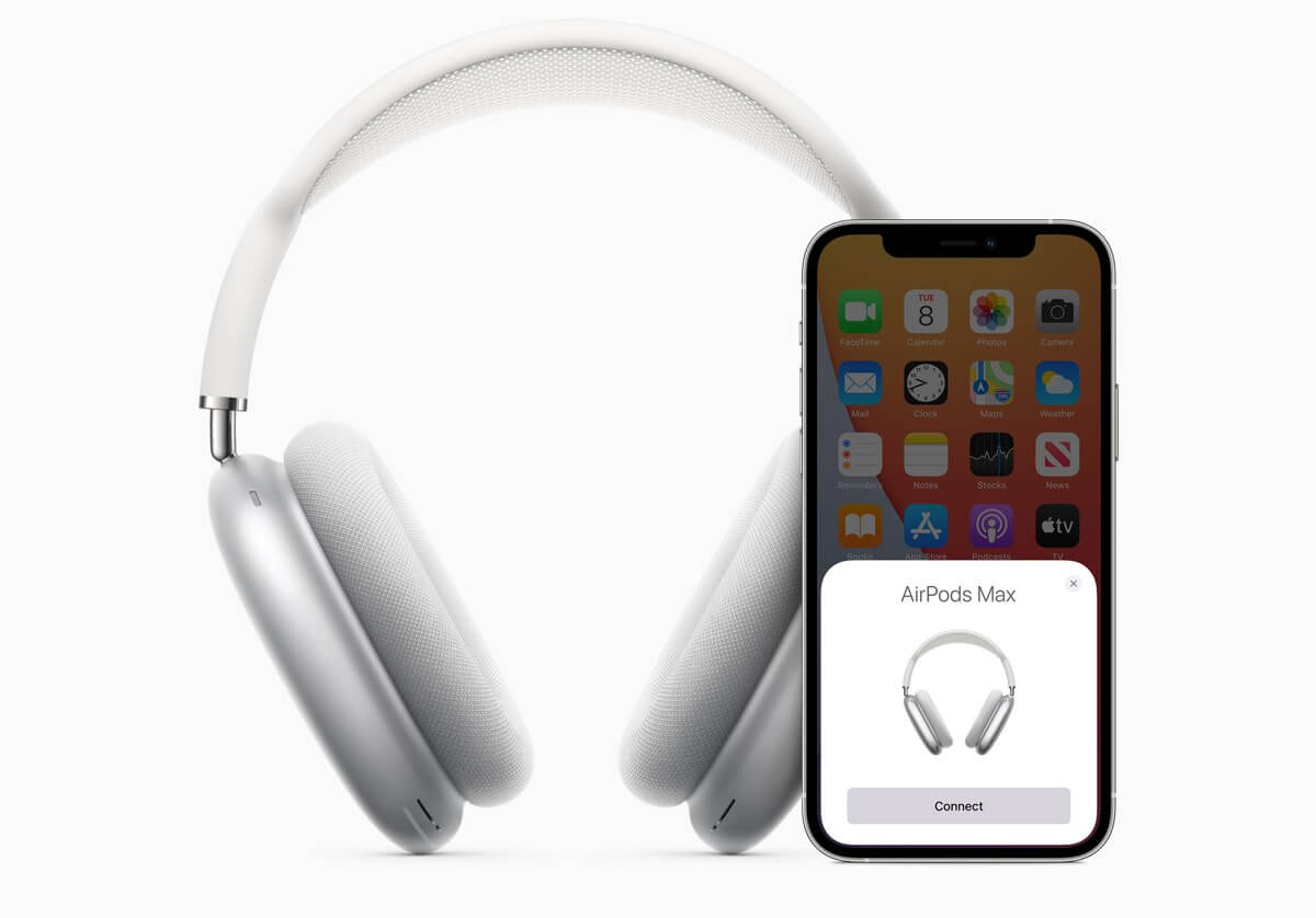 Parowanie słuchawek AirPods Max z iPhone'em