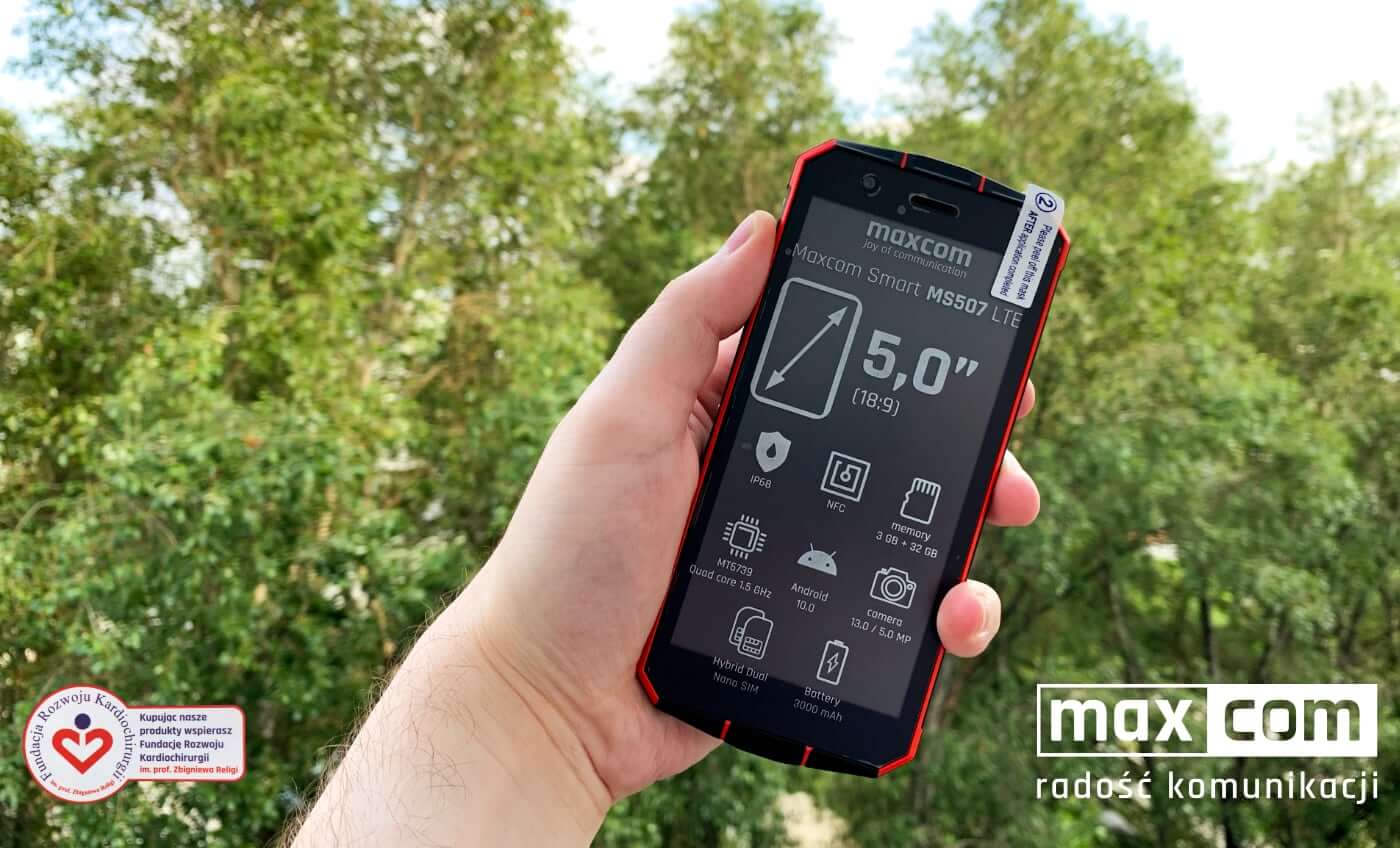 Recenzja smartfona Maxcom MS507 Smart & Strong
