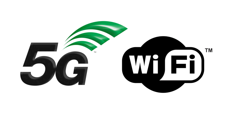 logo 5G oraz Wi-Fi