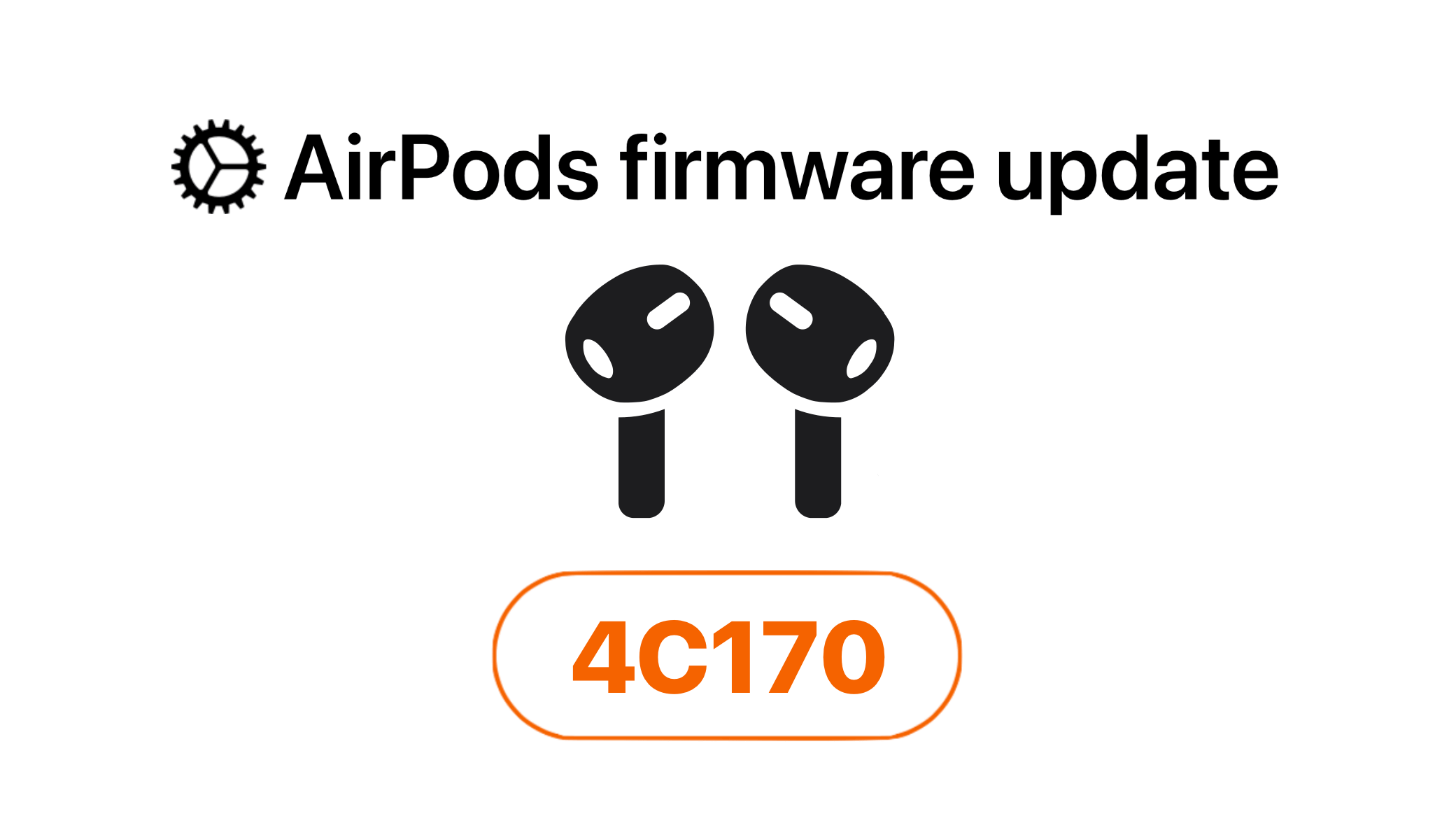 AirPods 3 firmware update w wersji AC170