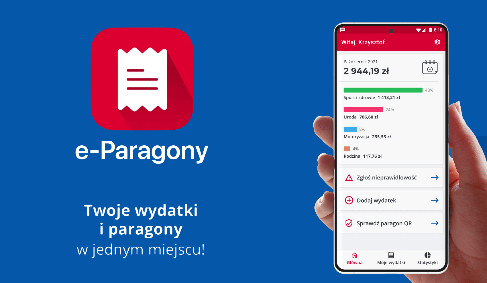 Aplikacja e-Paragony (Ministerstwo Finansów)