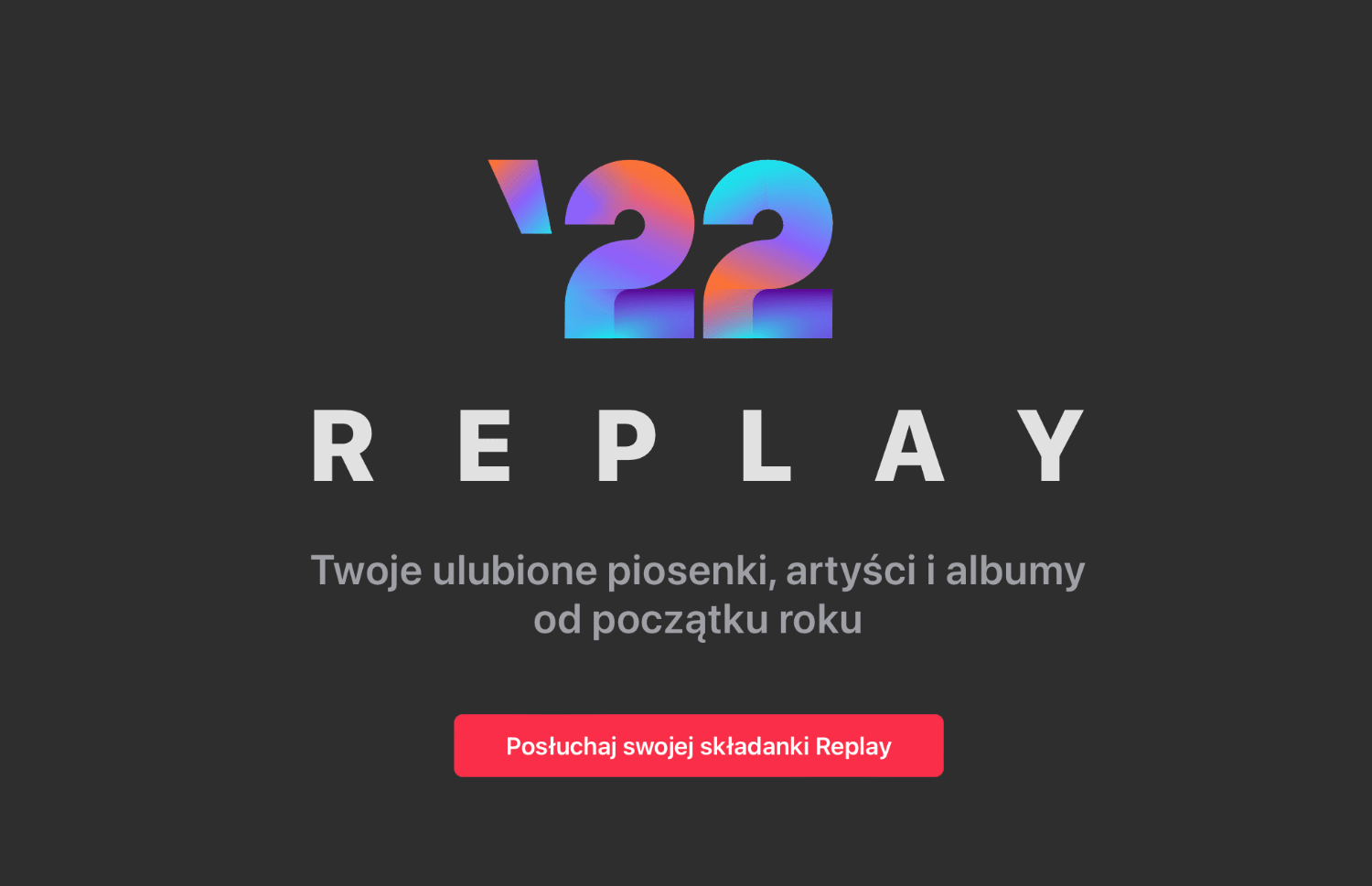 Replay 2022 w Apple Music